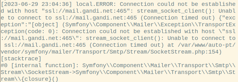 stream_socket_client timeout error
